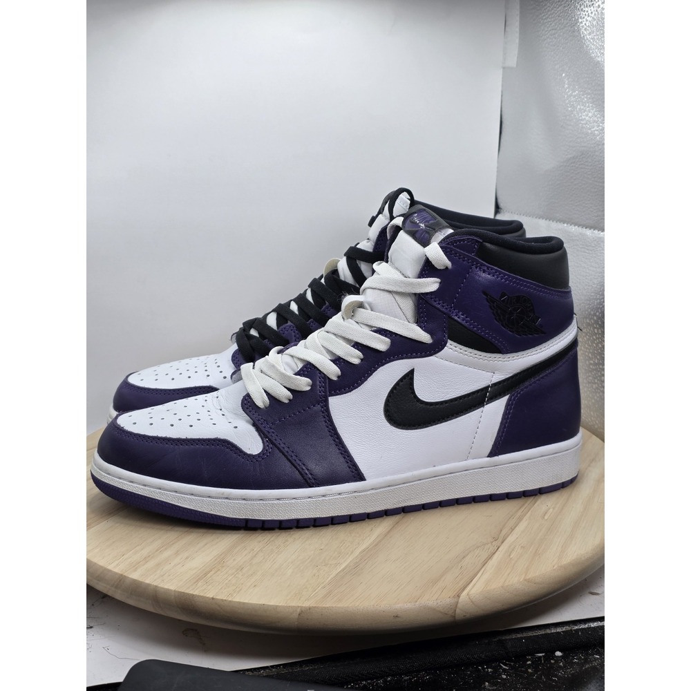 Men's Size 12 - Nike Air Jordan 1 Retro OG High Court Purple 2.0  - With Box